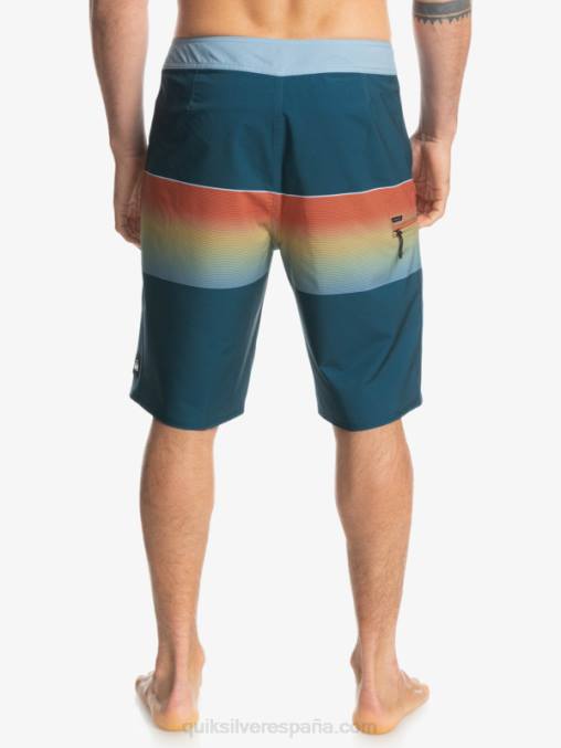 mayólica azul shorts de playa surfsilk slab 21 D6T4D1411 hombres Quiksilver