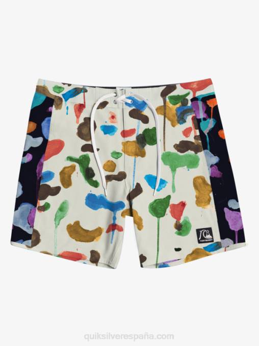 natas kaupas - abedul shorts de playa de lona en blanco con arco original de hempstretch 18 D6T4D1822 hombres Quiksilver