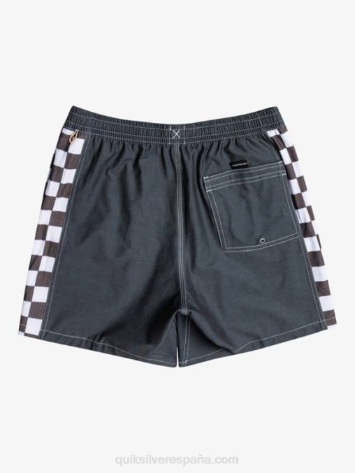 negro Hempstretch arco original 17 voleas D6T4D1674 hombres Quiksilver