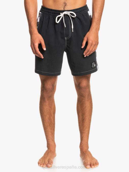 negro Hempstretch arco original 17 voleas D6T4D1674 hombres Quiksilver