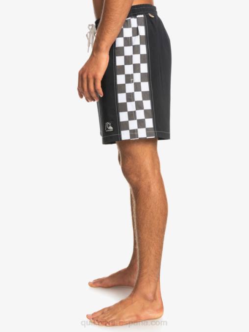 negro Hempstretch arco original 17 voleas D6T4D1674 hombres Quiksilver