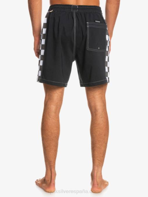 negro Hempstretch arco original 17 voleas D6T4D1674 hombres Quiksilver