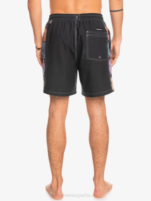 negro Hempstretch arco original 17 voleas D6T4D1677 hombres Quiksilver