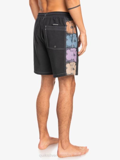 negro Hempstretch arco original 17 voleas D6T4D1677 hombres Quiksilver
