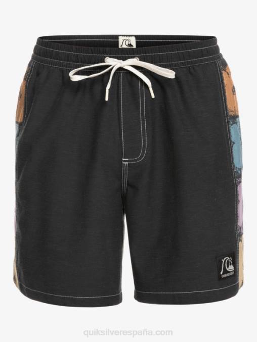 negro Hempstretch arco original 17 voleas D6T4D1677 hombres Quiksilver