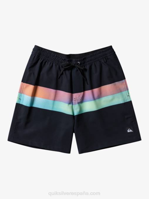 negro aerógrafo surfsilk 17 voleas D6T4D654 hombres Quiksilver