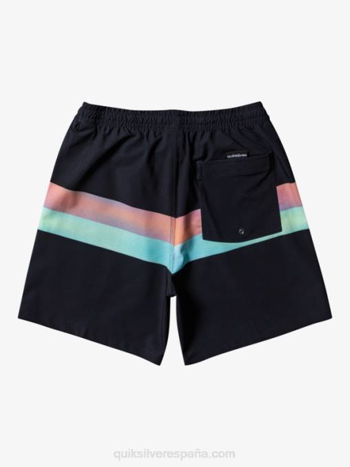 negro aerógrafo surfsilk 17 voleas D6T4D654 hombres Quiksilver
