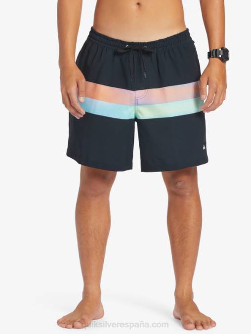 negro aerógrafo surfsilk 17 voleas D6T4D654 hombres Quiksilver