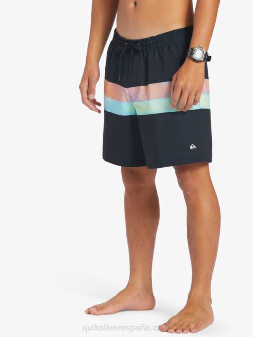 negro aerógrafo surfsilk 17 voleas D6T4D654 hombres Quiksilver
