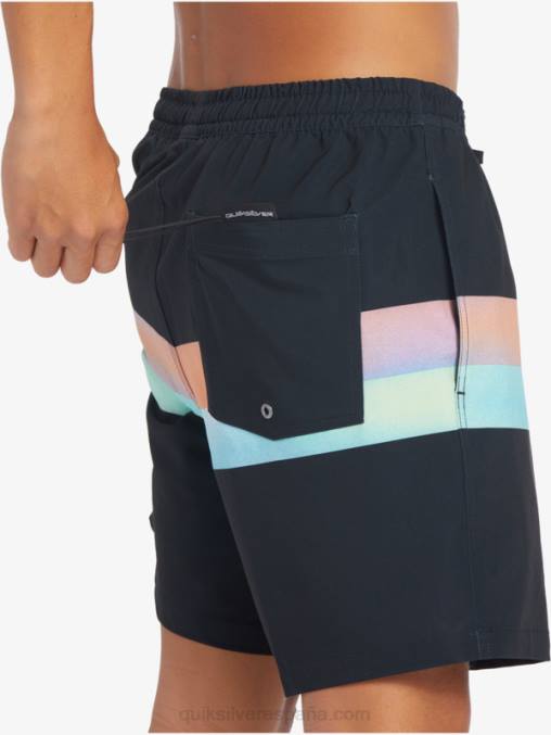 negro aerógrafo surfsilk 17 voleas D6T4D654 hombres Quiksilver