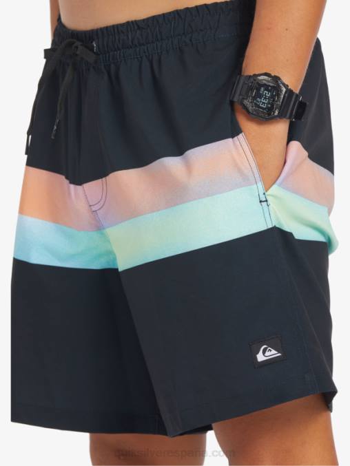 negro aerógrafo surfsilk 17 voleas D6T4D654 hombres Quiksilver