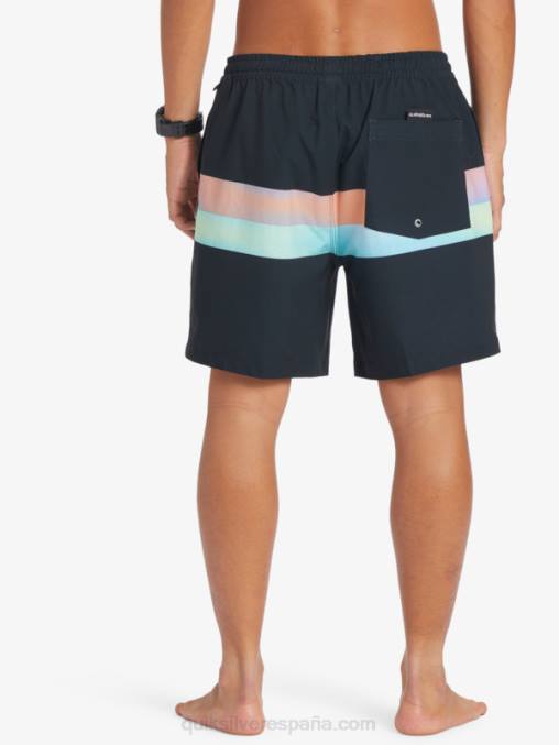 negro aerógrafo surfsilk 17 voleas D6T4D654 hombres Quiksilver