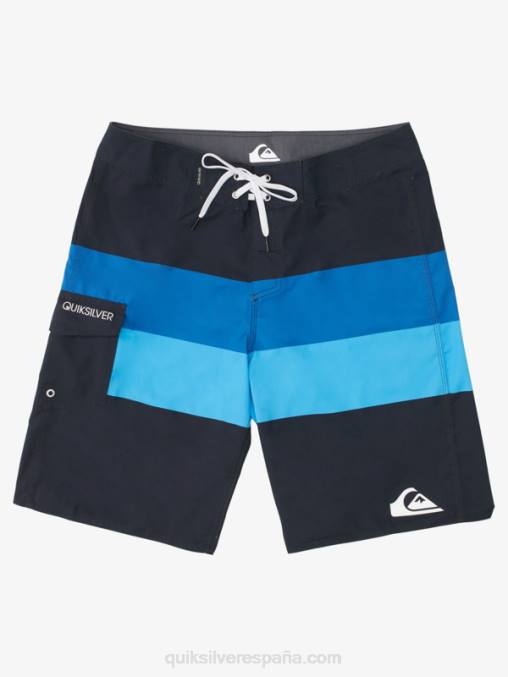 negro amazon 21 raya shorts de baño todos los días 21 D6T4D1541 hombres Quiksilver