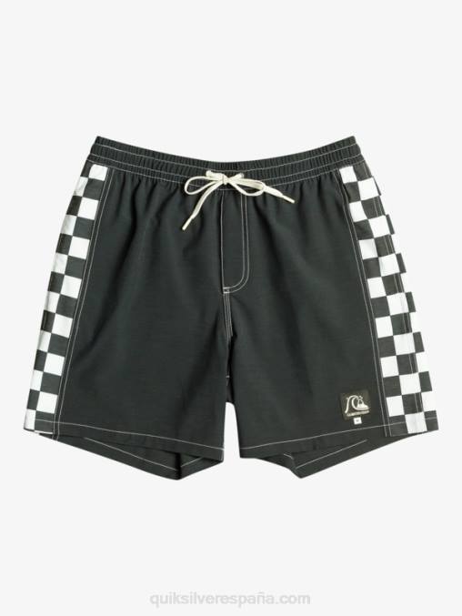negro arco original 17 voleas D6T4D531 hombres Quiksilver