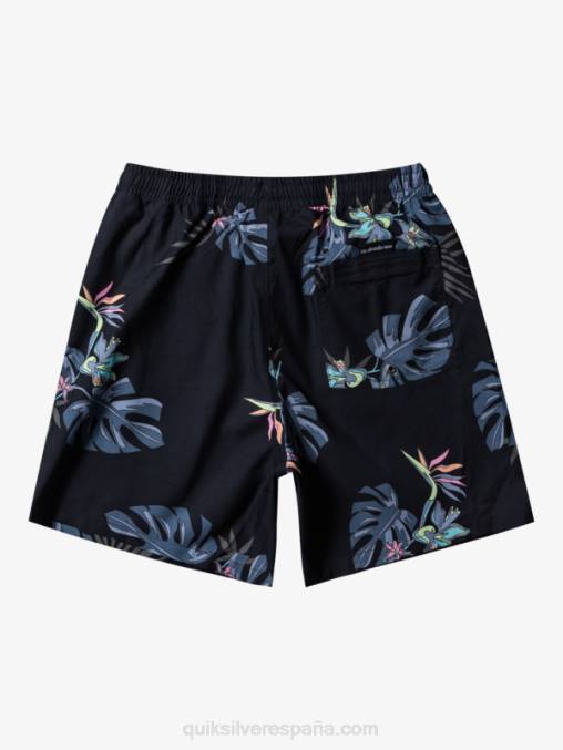 negro mezcla todos los días 17 voleas D6T4D681 hombres Quiksilver