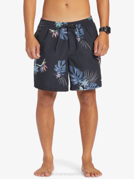 negro mezcla todos los días 17 voleas D6T4D681 hombres Quiksilver