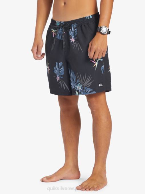 negro mezcla todos los días 17 voleas D6T4D681 hombres Quiksilver