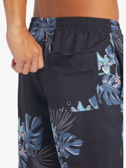 negro mezcla todos los días 17 voleas D6T4D681 hombres Quiksilver