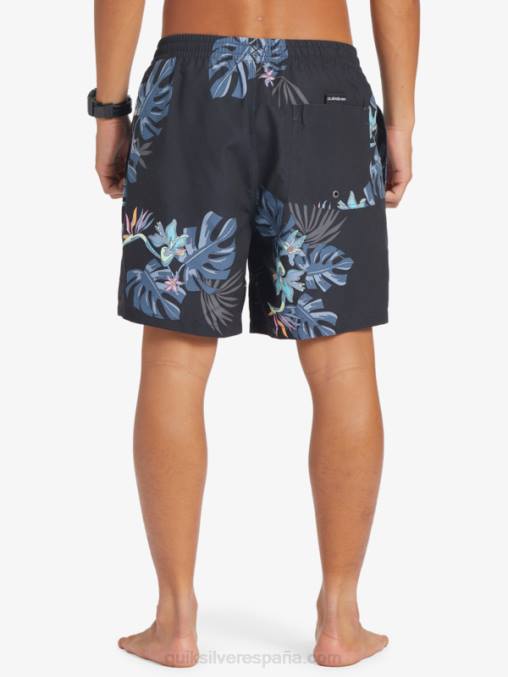 negro mezcla todos los días 17 voleas D6T4D681 hombres Quiksilver