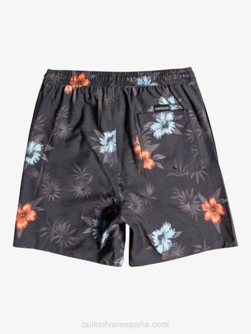 negro mezclar uds 17 voleas D6T4D1778 hombres Quiksilver