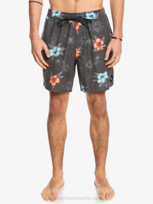 negro mezclar uds 17 voleas D6T4D1778 hombres Quiksilver