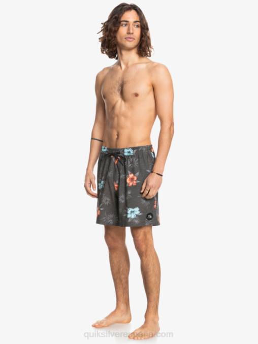 negro mezclar uds 17 voleas D6T4D1778 hombres Quiksilver