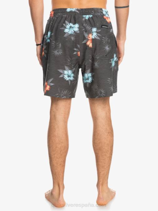 negro mezclar uds 17 voleas D6T4D1778 hombres Quiksilver