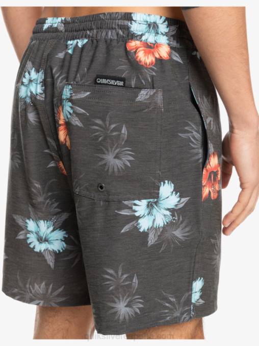 negro mezclar uds 17 voleas D6T4D1778 hombres Quiksilver