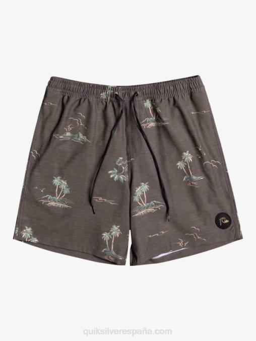 negro mezclar uds 17 voleas D6T4D1779 hombres Quiksilver