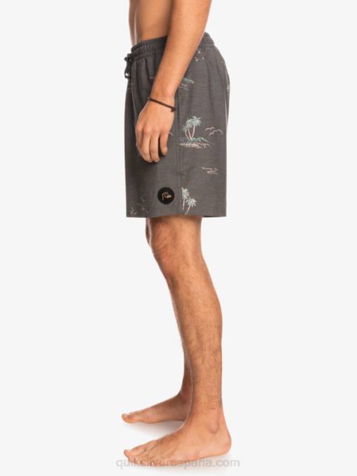 negro mezclar uds 17 voleas D6T4D1779 hombres Quiksilver