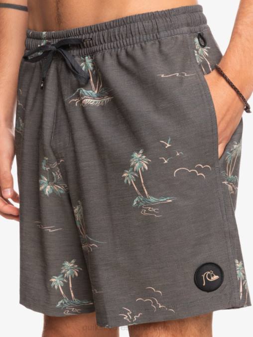 negro mezclar uds 17 voleas D6T4D1779 hombres Quiksilver