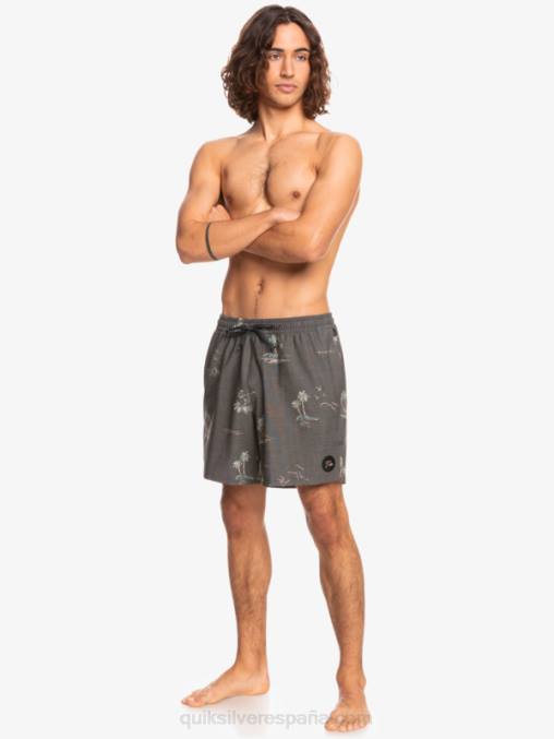 negro mezclar uds 17 voleas D6T4D1779 hombres Quiksilver