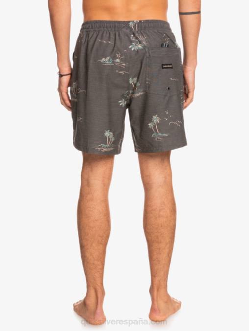 negro mezclar uds 17 voleas D6T4D1779 hombres Quiksilver