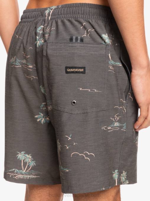 negro mezclar uds 17 voleas D6T4D1779 hombres Quiksilver