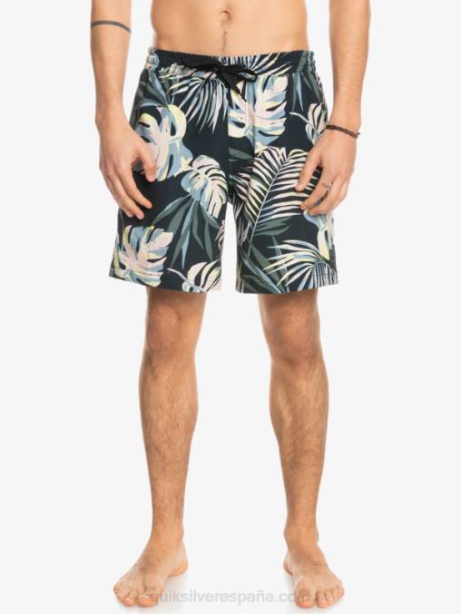 negro ocean mix 17 voleas D6T4D1705 hombres Quiksilver