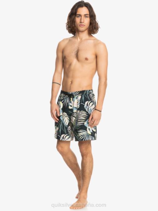 negro ocean mix 17 voleas D6T4D1705 hombres Quiksilver