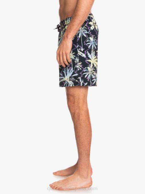 negro ocean mix 17 voleas D6T4D1709 hombres Quiksilver