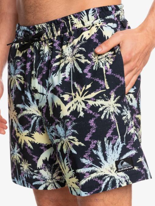 negro ocean mix 17 voleas D6T4D1709 hombres Quiksilver