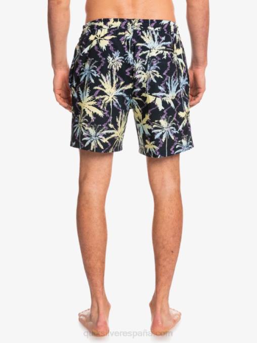 negro ocean mix 17 voleas D6T4D1709 hombres Quiksilver