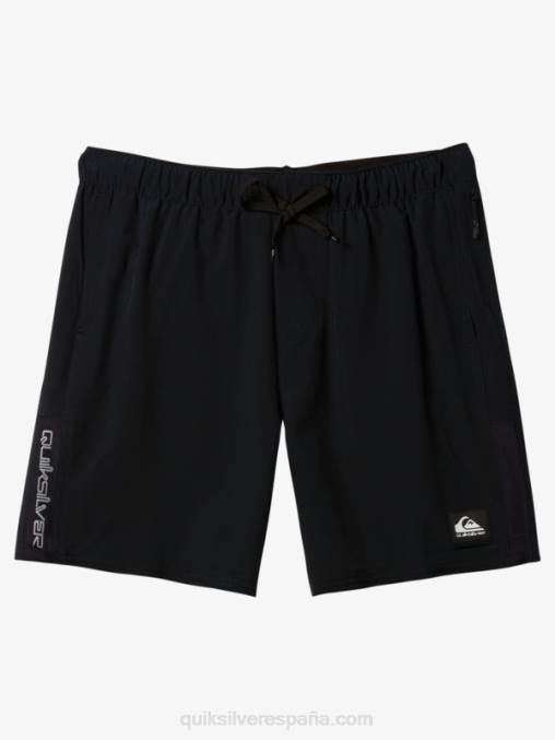 negro pantalones cortos de entrenamiento omnistretch 17 D6T4D827 hombres Quiksilver