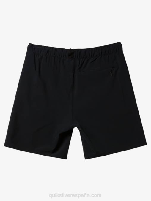 negro pantalones cortos de entrenamiento omnistretch 17 D6T4D827 hombres Quiksilver