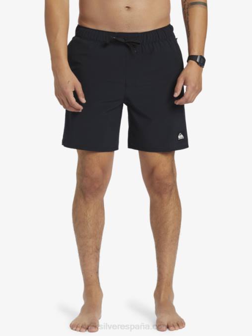 negro pantalones cortos de entrenamiento omnistretch 17 D6T4D827 hombres Quiksilver