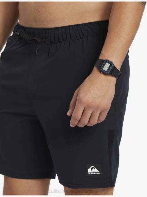 negro pantalones cortos de entrenamiento omnistretch 17 D6T4D827 hombres Quiksilver