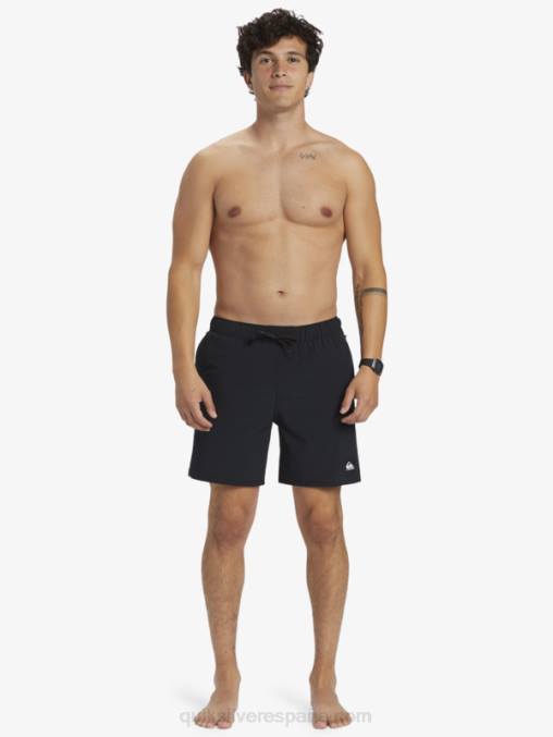 negro pantalones cortos de entrenamiento omnistretch 17 D6T4D827 hombres Quiksilver