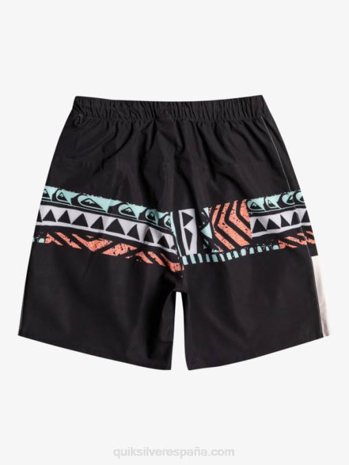 negro pantalones cortos de entrenamiento omnistretch 17 D6T4D829 hombres Quiksilver