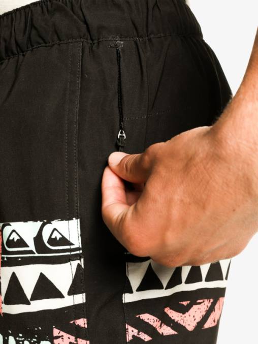 negro pantalones cortos de entrenamiento omnistretch 17 D6T4D829 hombres Quiksilver