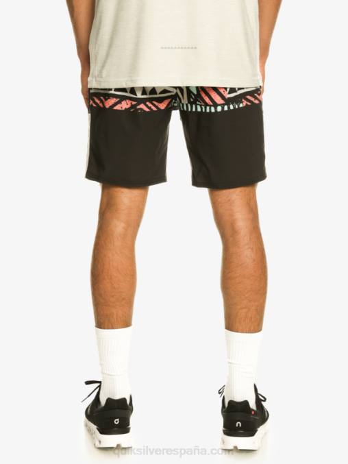 negro pantalones cortos de entrenamiento omnistretch 17 D6T4D829 hombres Quiksilver