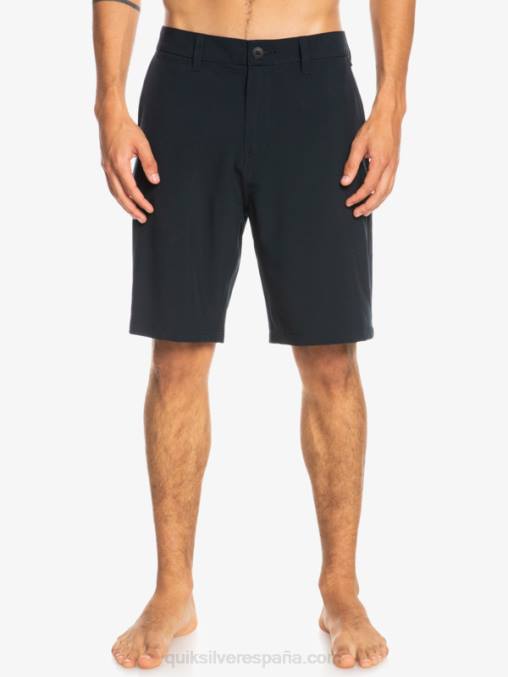negro pantalones cortos híbridos Ocean Union Amphibian 20 D6T4D138 hombres Quiksilver