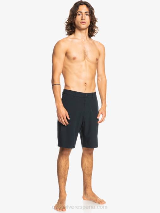 negro pantalones cortos híbridos Ocean Union Amphibian 20 D6T4D138 hombres Quiksilver
