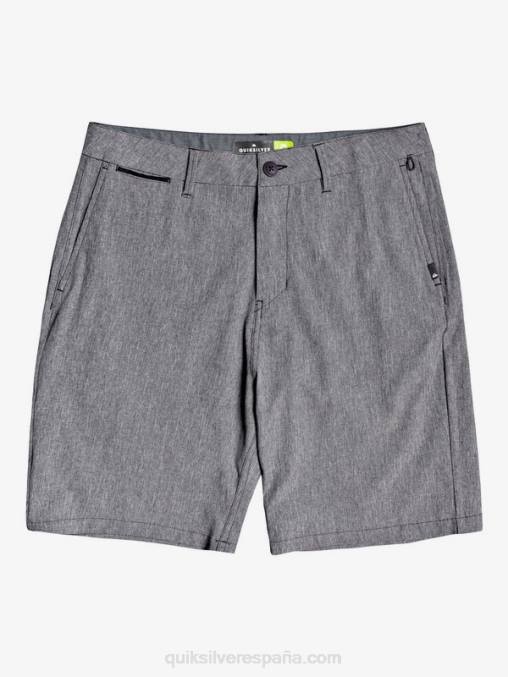 negro pantalones cortos híbridos union heather anfibio 20 D6T4D1585 hombres Quiksilver